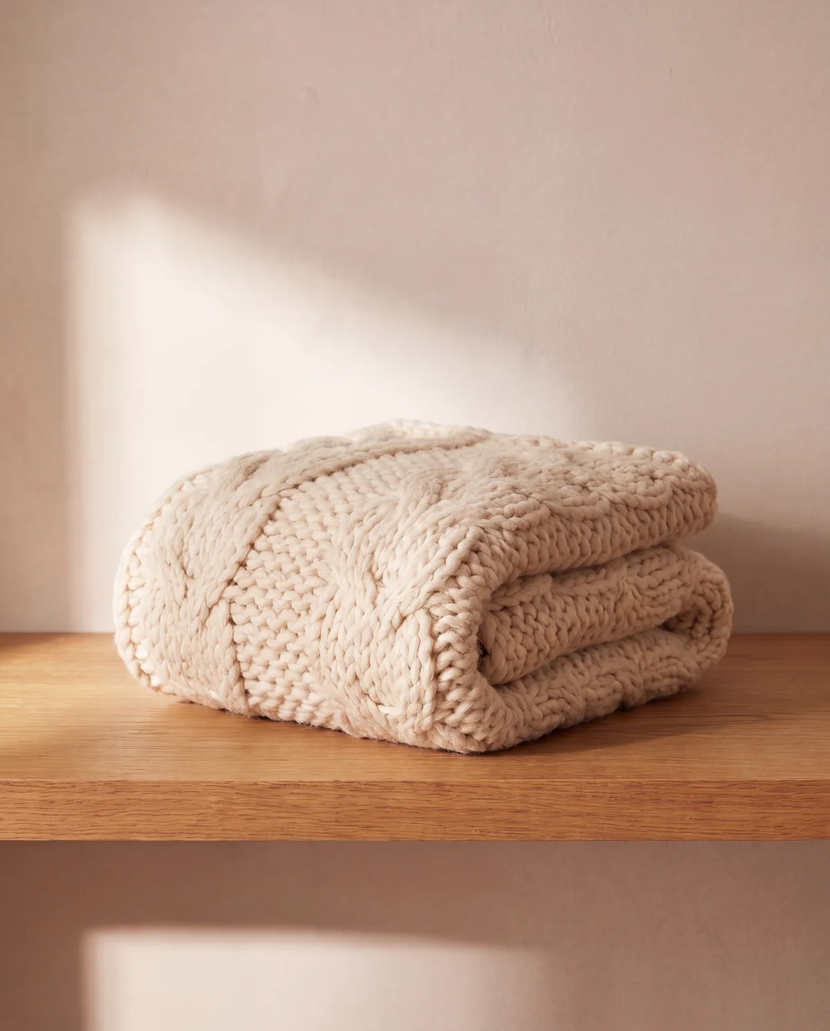 Chunky Knit Throw, 50 x 70 in